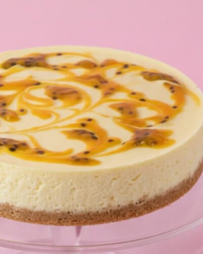Passion Fruit & Mango Cheesecake